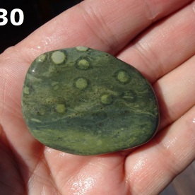 Stone Gn30, spotted argillite.